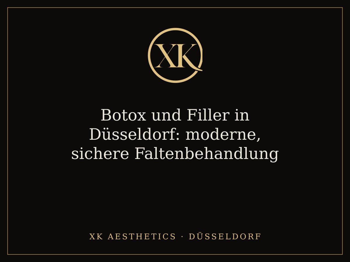 Botox und Filler: moderne Faltenbehandlung in Düsseldorf · XK Aesthetics