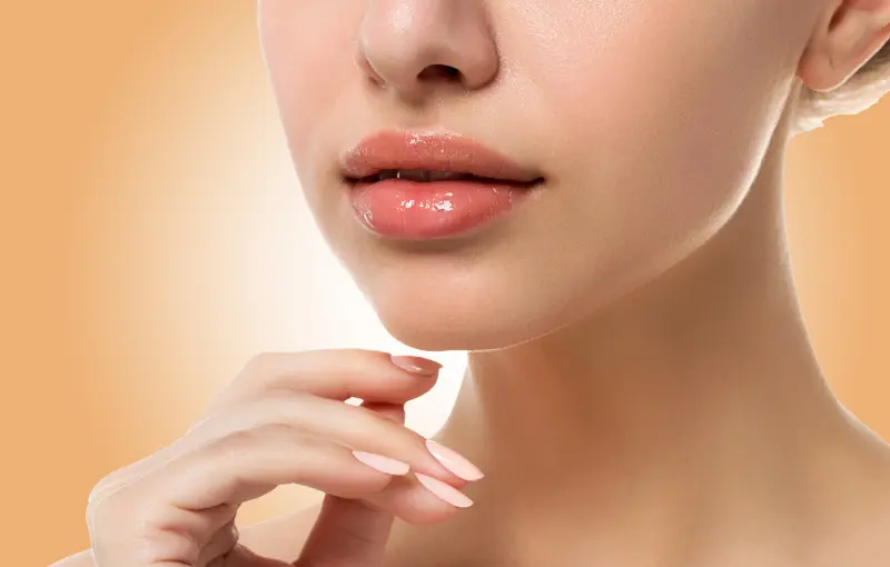 Perfect slim toned young body of brunette sensual girl, fit woman at studio. The fitness, diet, sports, plastic surgery and aesthetic cosmetology concept. Long legs.